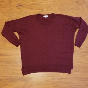 Madewell merino wool sweater M burgundy